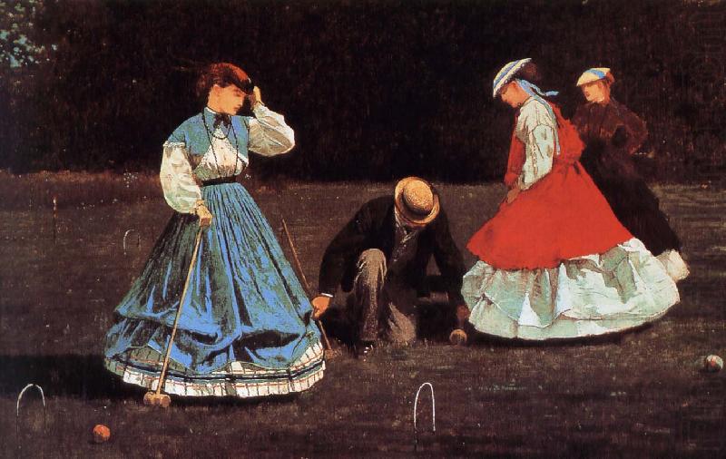 Winslow Homer Match china oil painting image